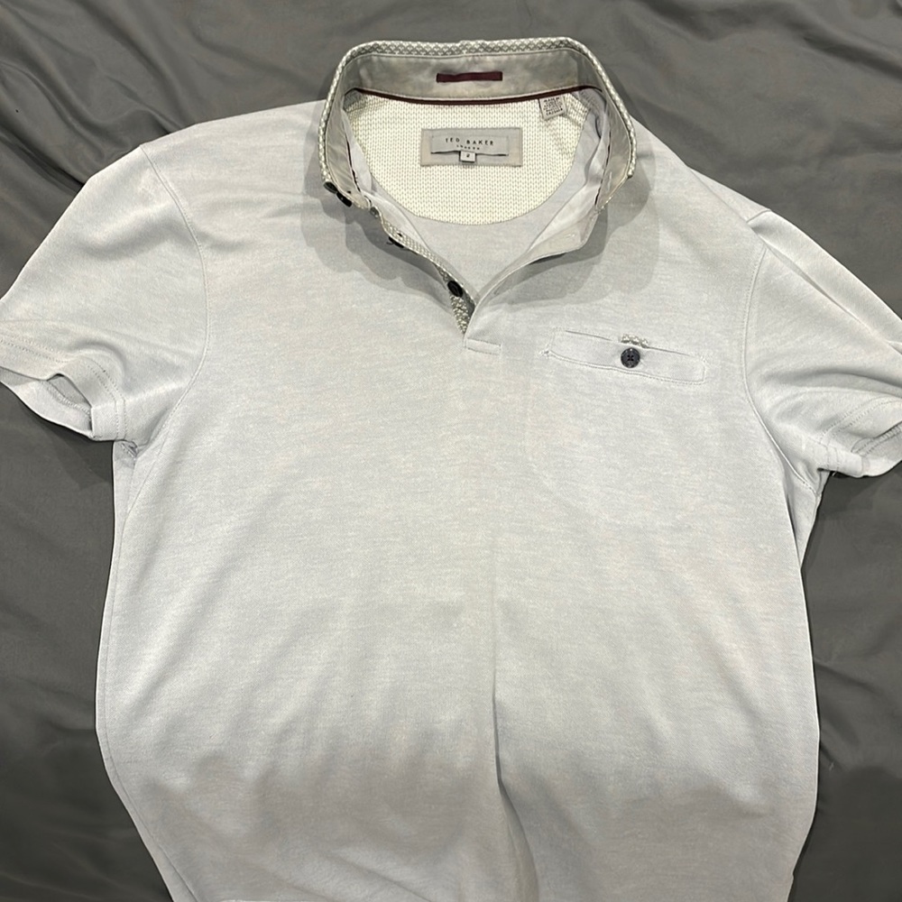 Grey-blue Ted Baker polo
